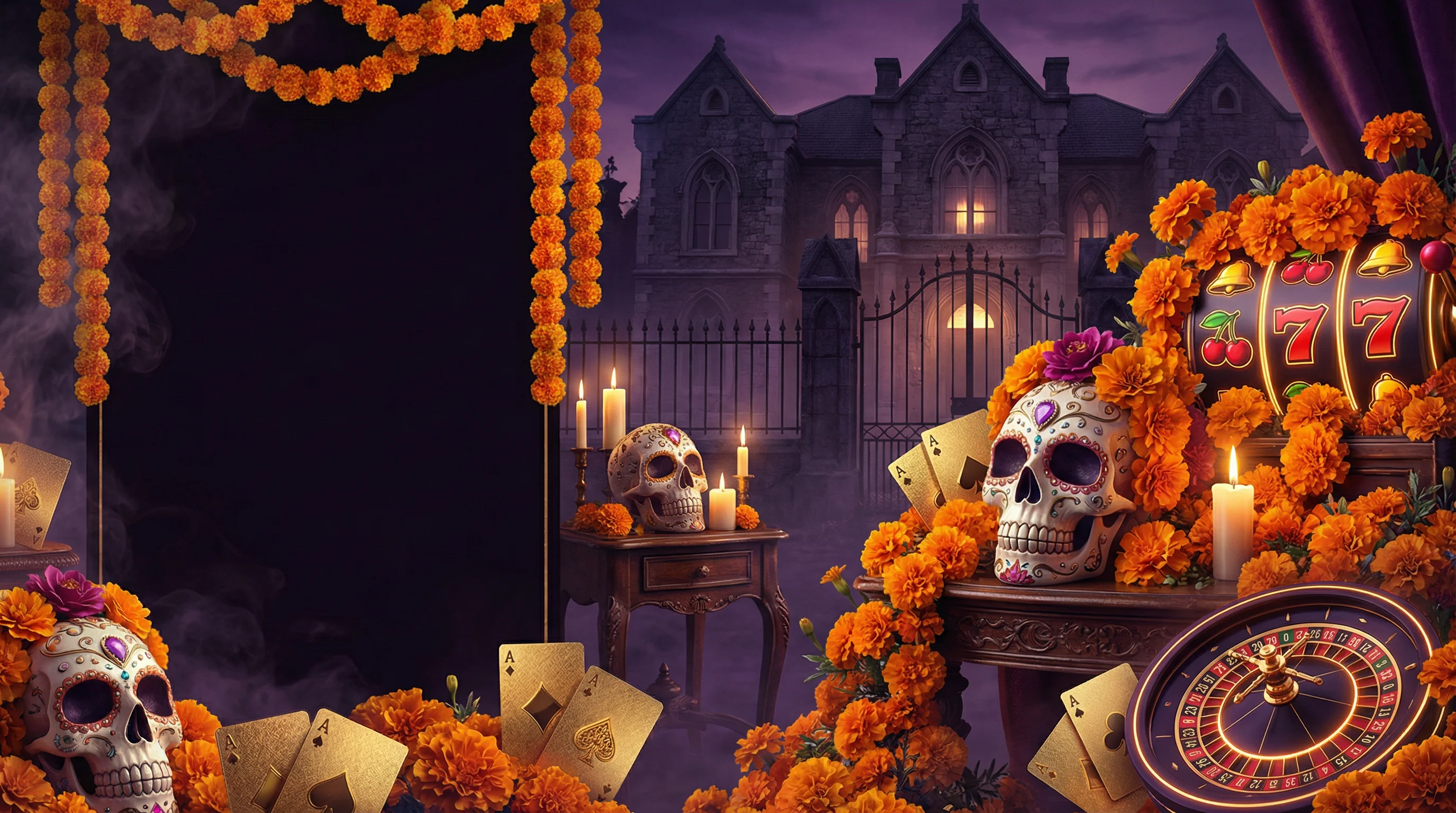 20Bet App casino bienvenida con temática del Día de los Muertos mexicano